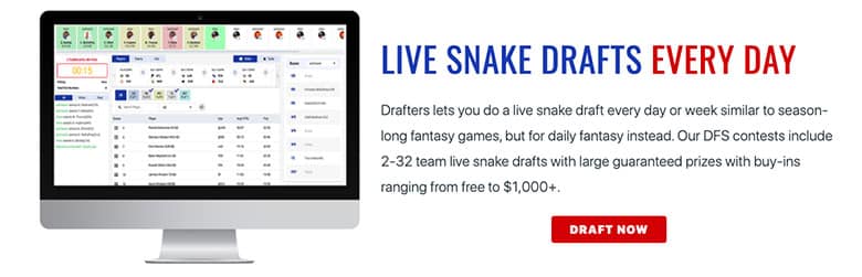 Drafters Fantasy Promo Code & Review - Spike Week