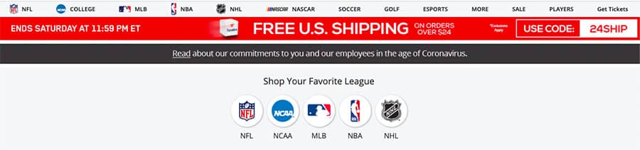 Fanatics Coupons, Fanatics Free Shipping, Promo Codes & Offers