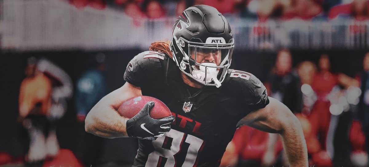 hayden hurst week two dfs tight end