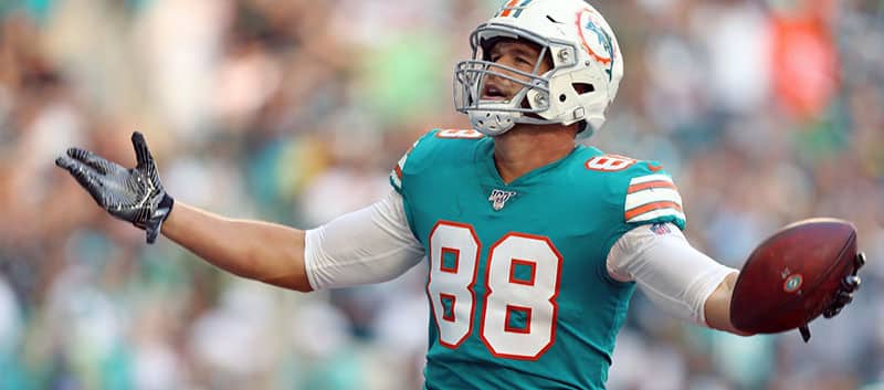 week 4 dfs tight end targets