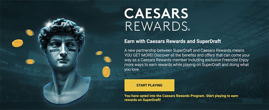 SuperDraft with Caesars Rewards