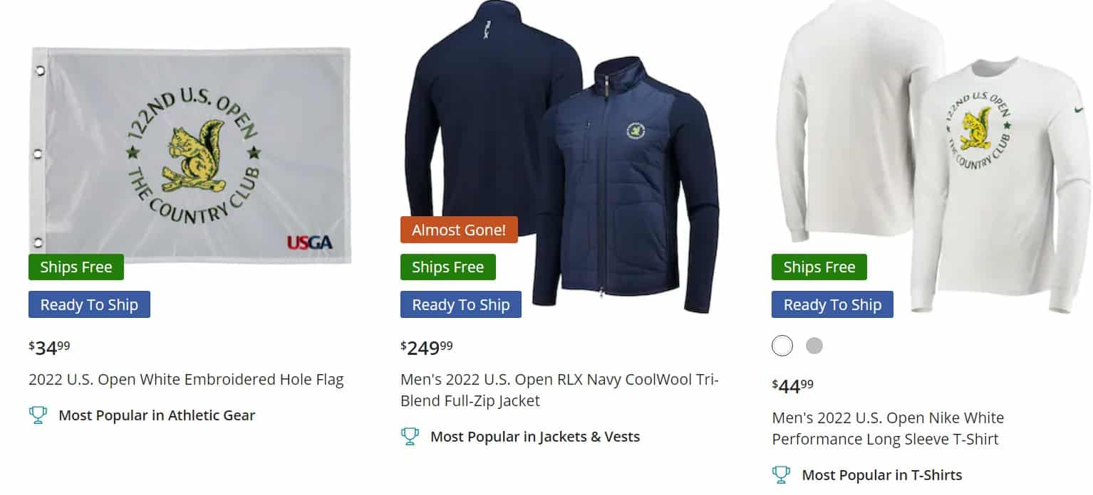 Fanatics PGA Gear 2022