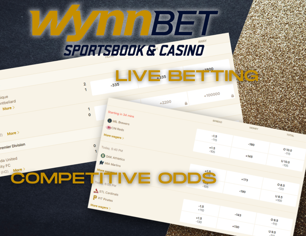 WynnBet Live Betting and Competitive Odds