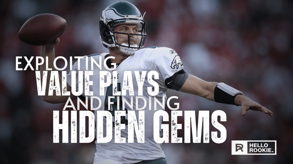 Exploiting Value Plays and Finding Hidden Gems in DFS DFS is akin to embarking on a treasure hunt, where the most astute explorers can uncover hidden gems and exploit value plays to outsmart the competition. At least, that's how some of us see it. But it's not always as easy as it sounds. We're taking a look at the intricacies of finding these undervalued players in DFS, offering practical, actionable advice that goes beyond generic tips. We've got some tips for you to identify potential breakout players and strategies to construct winning DFS lineups. The Art of Finding Hidden Gems in DFS There's a bit more to your DFS lineup than just picking the most expensive players you can afford and hoping to win. The key here is to win. To really stand out, you need to find players who are going to put up massive points, and nobody else is thinking of adding them to their lineup. Understanding the DFS Landscape The first step in identifying value plays in DFS is understanding the dynamics of the game. DFS, unlike traditional fantasy sports, requires a keen eye for short-term performances and matchups. It's essential to stay updated with the latest player news, injuries, and team dynamics. We follow a list of websites and Twitter profiles that give us some insight into the latest on the players. FOX Sports (@FOXSports). Offers comprehensive coverage of NFL player injuries, with detailed injury reports for each team. It's useful for updates on players' practice participation and game status. Pro Football Focus (@PFF). Provides in-depth analysis and statistics on NFL players, including injury reports. The site is known for its detailed player performance data and rankings. Pro Football Network (@PFN365). Delivers a wide range of NFL player news, including injuries, fantasy analysis, and transactions. It's a valuable resource for both general news and fantasy football insights NBC Sports - Rotoworld (@Rotoworld_FB). Rotoworld from NBC Sports offers detailed information on player injuries, transactions, and fantasy analysis across various teams and positions. It's a comprehensive source for updates in the world of football, especially useful for fantasy football enthusiasts. Analyzing Player Matchups: Look for players facing weaker opponents or those who benefit from favorable matchups. For instance, a wide receiver facing a team with a weak secondary can be a goldmine. Use statistics and matchup data to uncover these opportunities. How you do this is to take a look at the game matchup and see how the opponent is ranked on the other side of the ball. If you're on the hunt for a WR or RB, look at how the other team does against passing or against the run. You might just find a gem about to have a career game. Emphasizing Opportunities Over Reputation Often, players from less popular teams or those who haven't yet made a name for themselves provide great value Their low ownership in DFS can be advantageous. Focus on their opportunities, like targets in football or shot attempts in basketball, rather than their reputation. Sometimes, we find these players as backups to the star. For example, Christian McCaffrey is undoubtedly RB1 for SF, but if he's hurt, you might see Elijah Mitchell, their RB2, try to make a name for himself. Leveraging Advanced Analytics Utilize advanced statistics and analytics tools to evaluate players. There are a lot of tools out there, so we're not going to cover them all here; just know that there's no shortage. Metrics like 'Expected Points Added' (EPA) in football or 'Player Efficiency Rating' (PER) in basketball can reveal players' true potential beyond traditional stats. Keeping an Eye on Emerging Trends Be proactive in identifying emerging trends. A player getting more playtime due to a teammate's injury or a young player starting to bloom can be key insights for your DFS strategy. If you can snag one of these players on your lineup, you can absolutely dominate your competition and rack up quite a few Ws before everyone else jumps on board. Crafting Winning DFS Strategies Balance Between Stars and Sleepers A winning DFS lineup strikes a balance between star players and sleepers. Allocate a portion of your budget to high-performing, reliable players and use the rest to take calculated risks on undervalued players. The way this strategy works is that the stars keep your team in the running for the win. They tend to be consistent. However, the sleepers are what put your lineup over the edge to lock in the win. It's not always a sure-shot win, but this is how you gain the advantage. Diversifying Your Lineup Although some swear by stacking (it has its place in the market), we recommend avoiding putting all your eggs in one basket. Diversify your lineup across different games and positions. This approach reduces risk and increases the chance of stumbling upon a breakout performer. Using the Late Swap Wisely In platforms that allow late swap, keep an eye on late-breaking news and adjust your lineup accordingly. This can be a game-changer, especially in reacting to last-minute lineup changes or injuries. Not all platforms allow late swaps, but a few do. The leading platforms that support late swaps are DraftKings, FanDuel, and OwnersBox. Monitoring Weather and Venue Conditions In outdoor sports like football and baseball, weather and venue conditions can significantly impact players' performances. Tailor your picks based on these factors for an added edge. Some players thrive in adverse weather conditions such as rain or snow, while others just can't keep their footing. Take advantage of the weather and look at the player's history to see if he has breakout games with bad weather. Engaging in Continuous Learning DFS is dynamic, and continuous learning is crucial. Engage in DFS communities, follow expert analysis, and learn from your successes and failures to refine your strategies. Keep checking back here because we're constantly posting the latest picks and the hottest trends when it comes to DFS. While we're good at what we do, don't just take our word for it. Follow DFS subreddits and Twitter accounts to get an even better idea of who's hot and who's not. Set Your Lineup with Some Hidden Gems When it comes to DFS, the thrill of unearthing a hidden gem or capitalizing on an undervalued player is unmatched. There's something about seeing your points skyrocket on a player you took a chance on. By combining thorough research, strategic thinking, and a bit of intuition, you can consistently identify value plays that others overlook.