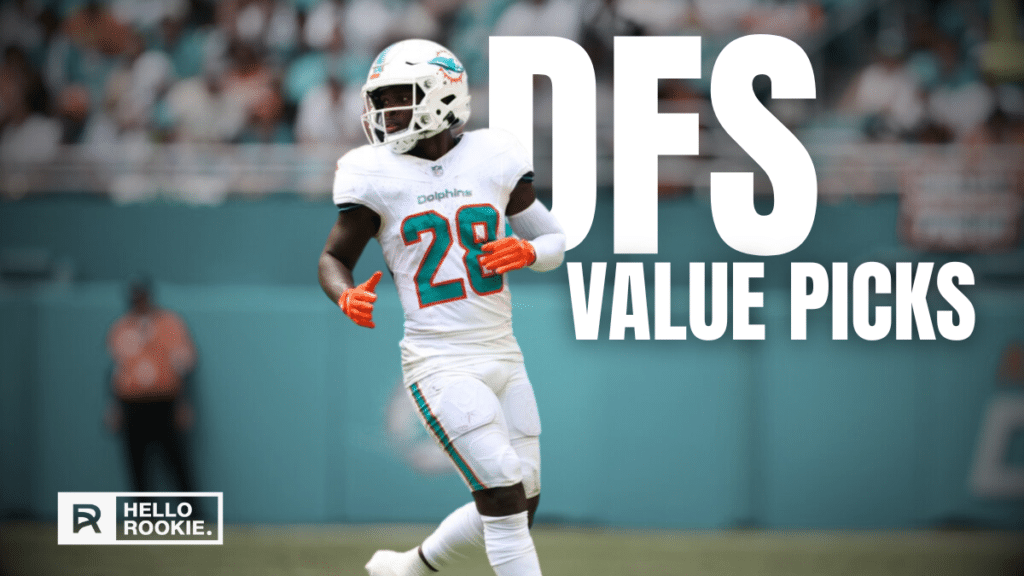 NFL DFS Value Picks for Week 11 of the NFL Season