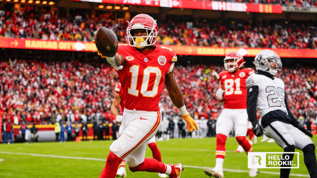 Isiah Pacheco of the KC Chiefs is one of the hottest NFL player prop bets for this weekend