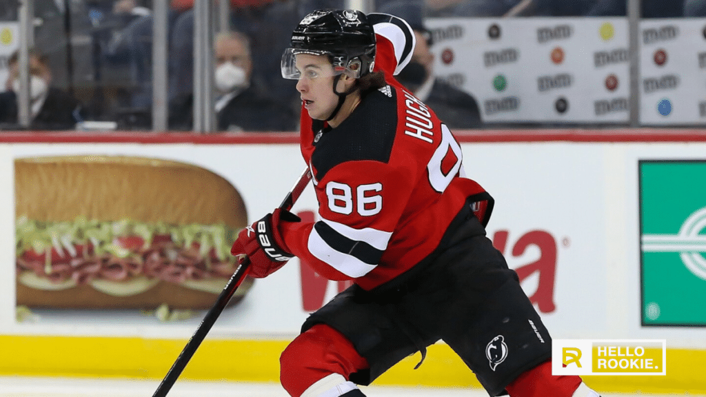 Jack Hughes of the New Jersey Devils is one of the best NHL player props for the night