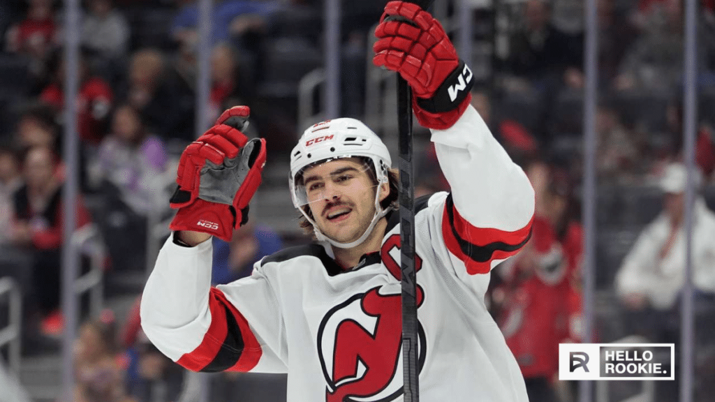 Nico Hischier and the Devils take on the Maple Leafs tonight