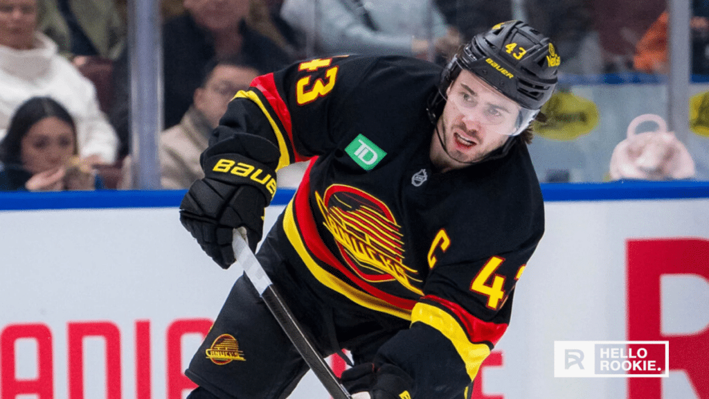 Quinn Hughes is one of the hottest NHL player prop bets for tonights NHL slate of games