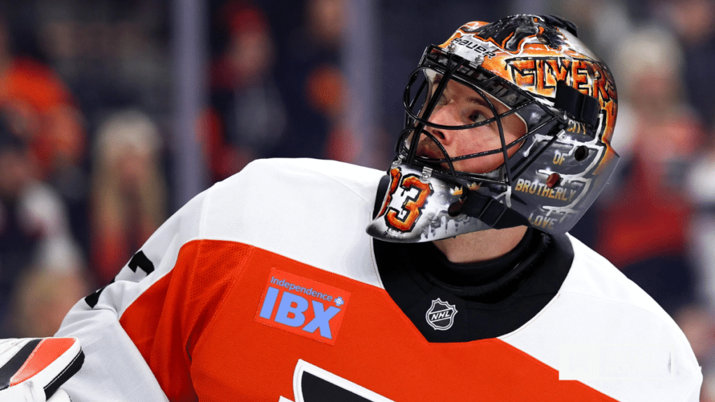 Samuel Ersson and the Philadelphia Flyers take on the struggling New York Islanders