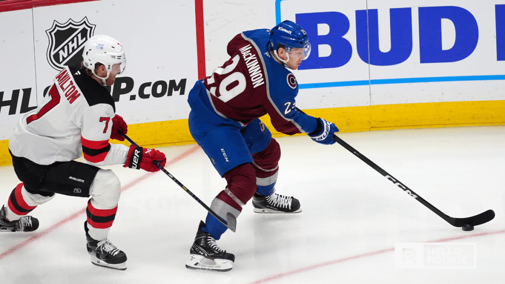 Nathan MacKinnon leads the Avalanche against the Wild, looking to stay hot on the scoresheet.