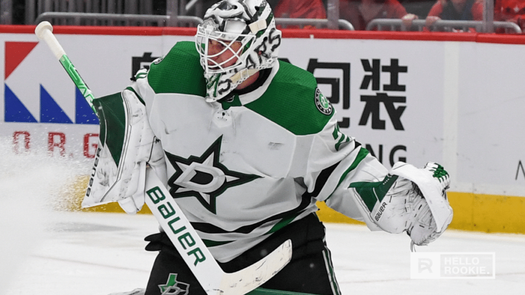 Jake Oettinger of the Dallas Stars faces the Edmonton Oilers at Rogers Place in a key Western Conference battle.