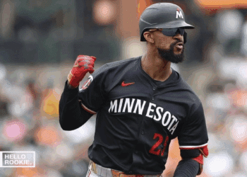 Byron Buxton of the Minnesota Twins leads the offense as they host the Cleveland Guardians at Target Field.