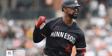 Byron Buxton of the Minnesota Twins leads the offense as they host the Cleveland Guardians at Target Field.