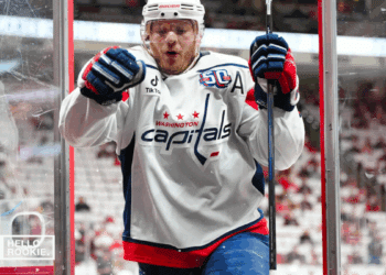 John Carlson of the Washington Capitals looks to make an impact at home in Game 5 against the Carolina Hurricanes.