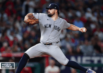 Carlos Rodon of the New York Yankees delivers another strong outing as they face the Cleveland Guardians at Yankee Stadium.