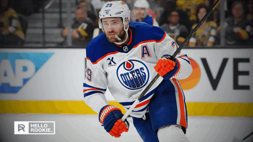 Leon Draisaitl of the Edmonton Oilers looks to lead a comeback against the Florida Panthers in Game 4 of the Stanley Cup Final