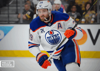 Leon Draisaitl of the Edmonton Oilers looks to lead a comeback against the Florida Panthers in Game 4 of the Stanley Cup Final