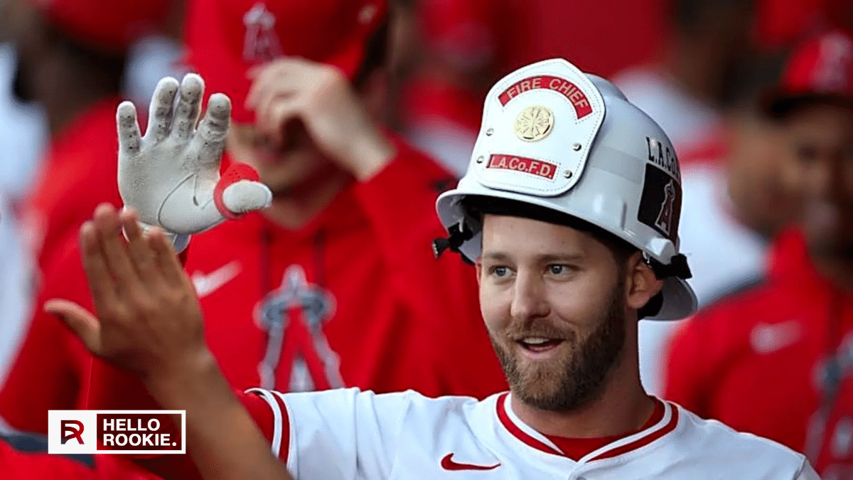 Taylor Ward of the Los Angeles Angels leads the lineup with power as they face Boston in the series finale at Angel Stadium