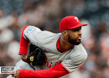 Cristopher Sanchez of the Phillies takes the mound against the Red Sox at Citizens Bank Park.