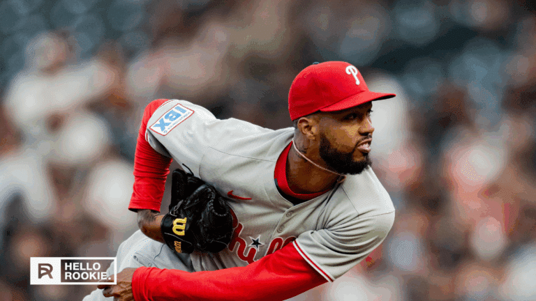 Cristopher Sanchez of the Phillies takes the mound against the Red Sox at Citizens Bank Park.