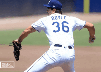 Joe Boyle of the Tampa Bay Rays takes the mound against Max Fried and the New York Yankees at Yankee Stadium.