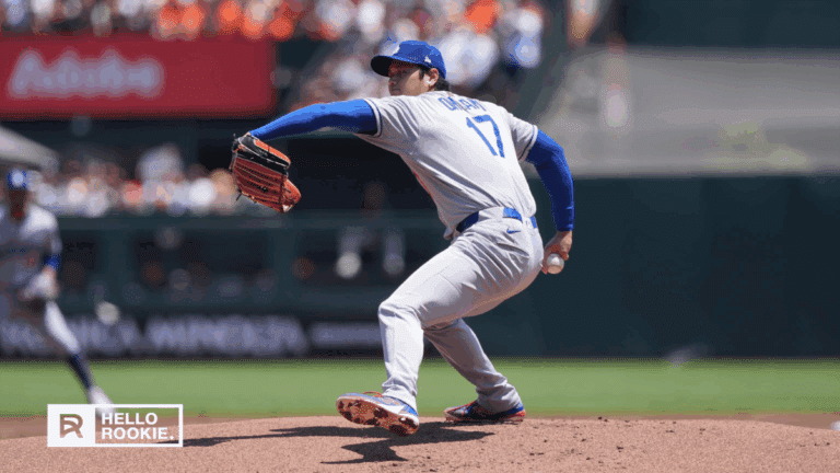Shohei Ohtani of the Los Angeles Dodgers starts on the mound as they go for a sweep against the Cincinnati Reds.