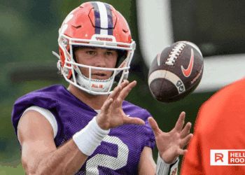 Cade Klubnik of the Clemson Tigers looks to lead his offense against LSU in a primetime Week 1 battle at Memorial Stadium.