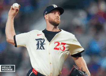 Merrill Kelly of the Texas Rangers takes the mound in a crucial Game 3 matchup against the Arizona Diamondbacks at Globe Life Field