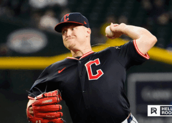 Parker Messick of the Cleveland Guardians prepares for his second MLB start against the Tampa Bay Rays.
