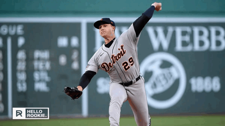 Tarik Skubal of the Detroit Tigers delivers a pitch against the Minnesota Twins at Target Field.