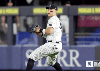 Aaron Judge of the New York Yankees steps into Fenway Park against the rival Boston Red Sox in a pivotal late-season matchup.