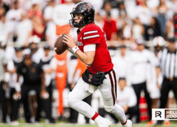 Behren Morton of Texas Tech leads the Red Raiders’ offense into a ranked Big 12 showdown against the Utah Utes in Salt Lake City.