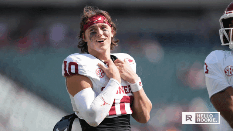 John Mateer of the Oklahoma Sooners leads the offense into a Week 4 matchup against Auburn at Memorial Stadium in Norman.