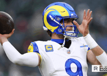 Matthew Stafford of the Los Angeles Rams looks to connect with Puka Nacua as they take on the Philadelphia Eagles in a Week 3 NFC showdown.
