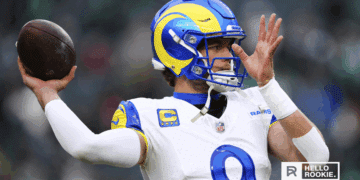 Matthew Stafford of the Los Angeles Rams looks to connect with Puka Nacua as they take on the Philadelphia Eagles in a Week 3 NFC showdown.