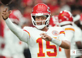 Patrick Mahomes of the Kansas City Chiefs leads his team against the Los Angeles Chargers in São Paulo, Brazil, for the NFL season opener.