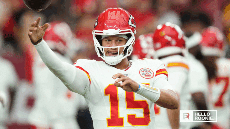 Patrick Mahomes of the Kansas City Chiefs leads his team against the Los Angeles Chargers in São Paulo, Brazil, for the NFL season opener.