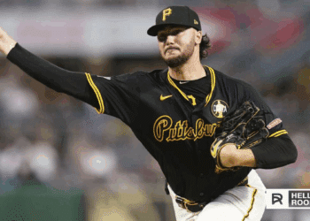Paul Skenes of the Pittsburgh Pirates takes the mound vs the Baltimore Orioles at Camden Yards.