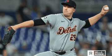 Tarik Skubal of the Detroit Tigers takes the mound against the Cleveland Guardians in a crucial late-season matchup at Progressive Field.