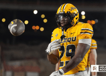 Ahmad Hardy of Missouri looks to carry the Tigers past Vanderbilt in a crucial SEC showdown.