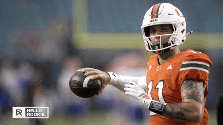 Carson Beck of the Miami Hurricanes leads the offense against Florida State in a high-stakes ACC battle