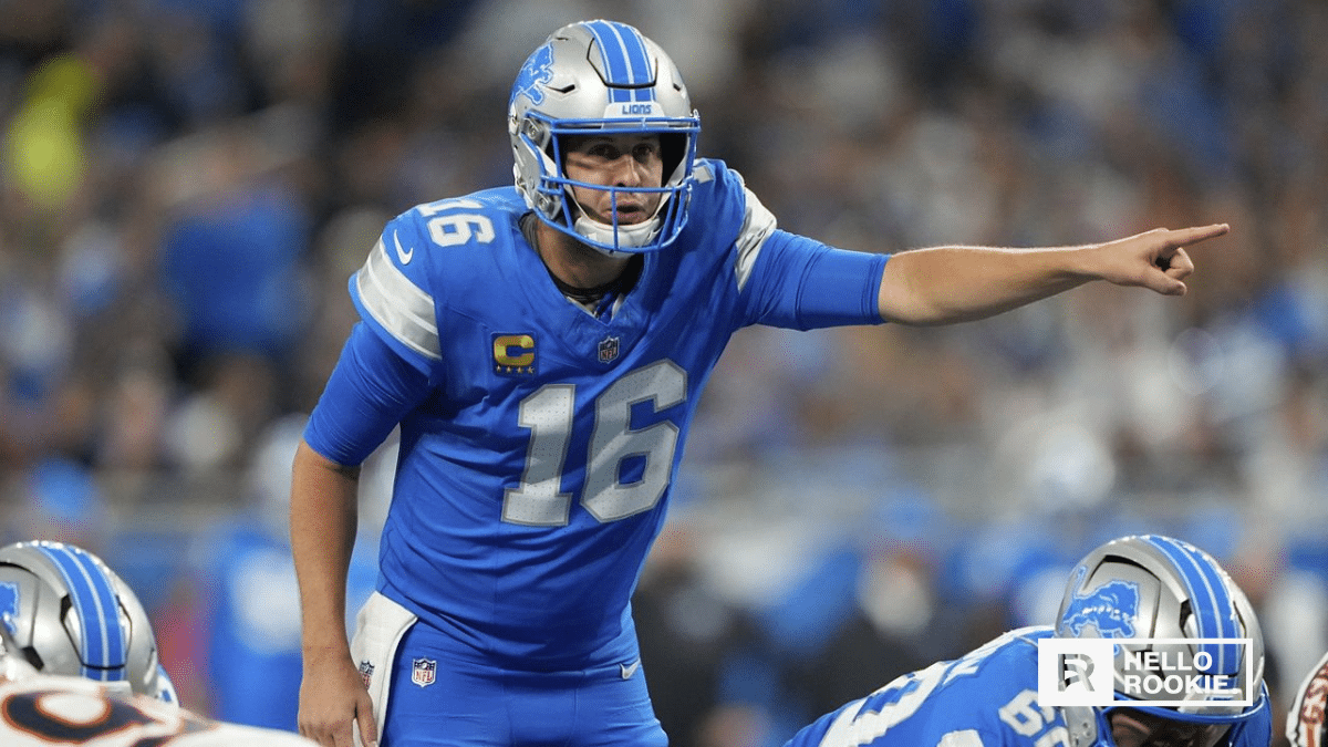 Jared Goff leads the Detroit Lions into a key NFC North matchup against the Minnesota Vikings.