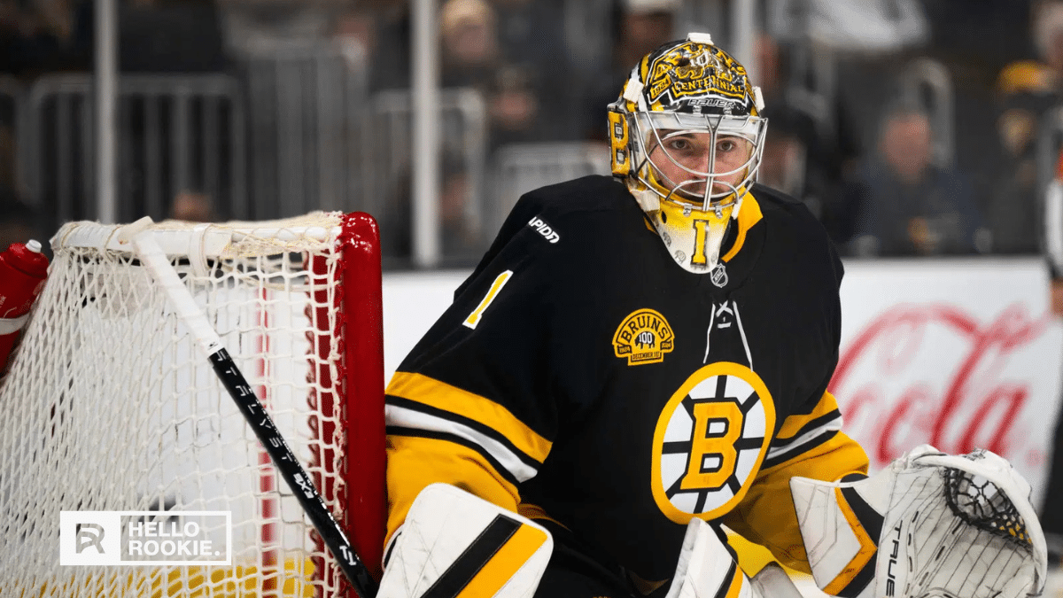 Jeremy Swayman of the Boston Bruins looks to stay hot as they face the Vegas Golden Knights at T-Mobile Arena.