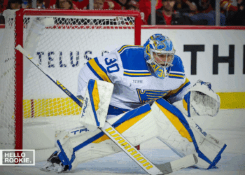 Joel Hofer of the St. Louis Blues is expected in net against the Chicago Blackhawks on Wednesday night.