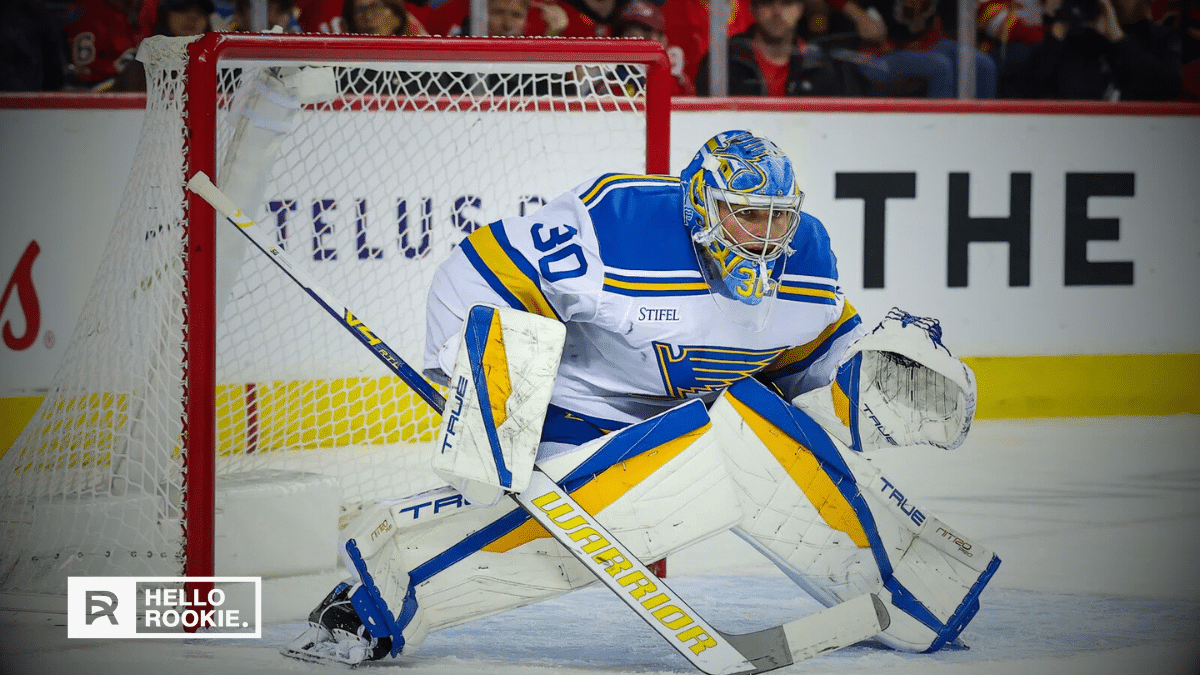 Joel Hofer of the St. Louis Blues is expected in net against the Chicago Blackhawks on Wednesday night.