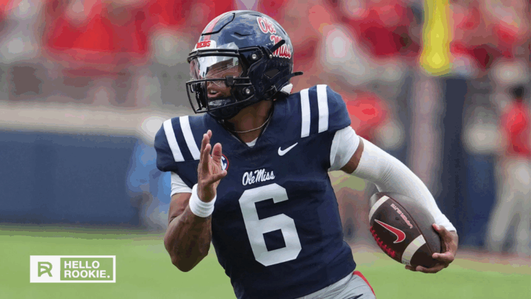 Ole Miss quarterback Trinidad Chambliss leads the undefeated Rebels into Athens to face Georgia in a pivotal SEC matchup.