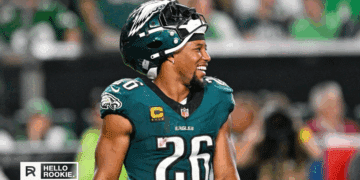 Saquon Barkley of the Philadelphia Eagles faces his former team at MetLife Stadium on Thursday Night Football.