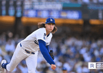 Tyler Glasnow of the Dodgers starts Game 3 at home against the Blue Jays in the 2025 World Series.