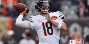 Caleb Williams of the Chicago Bears looks to stay hot as they take on the Eagles in a high-stakes NFC showdown